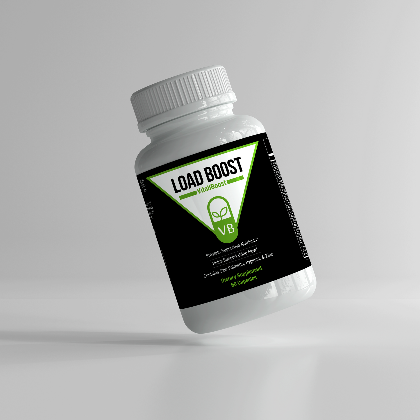 Load Boost is a sex supplement that's formulated to increase orgasm intensity and pleasure, increase semen volume, and enhance sexual pleasure - VitaliBoost - Supplement Facts and Nutritional Information