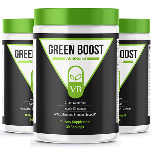 Green Boost provides a daily dose of farm fresh greens and wholesome fruits and veggies with nutrient-rich Superfoods. Supports Digestive Health. Provides Natural Energy and Immune System Support