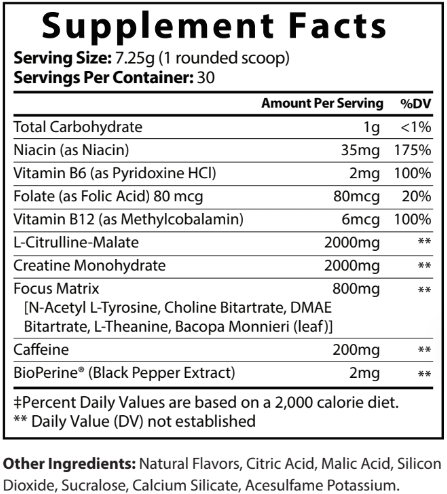 Energy Boost: B Vitamins + Caffeine + Energy Stimulating Nutrients